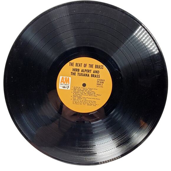 Lot of 3 Vintage Herb Alpert 33 rpm Vinyl Records AM Records Stereo - Picture 16 of 16